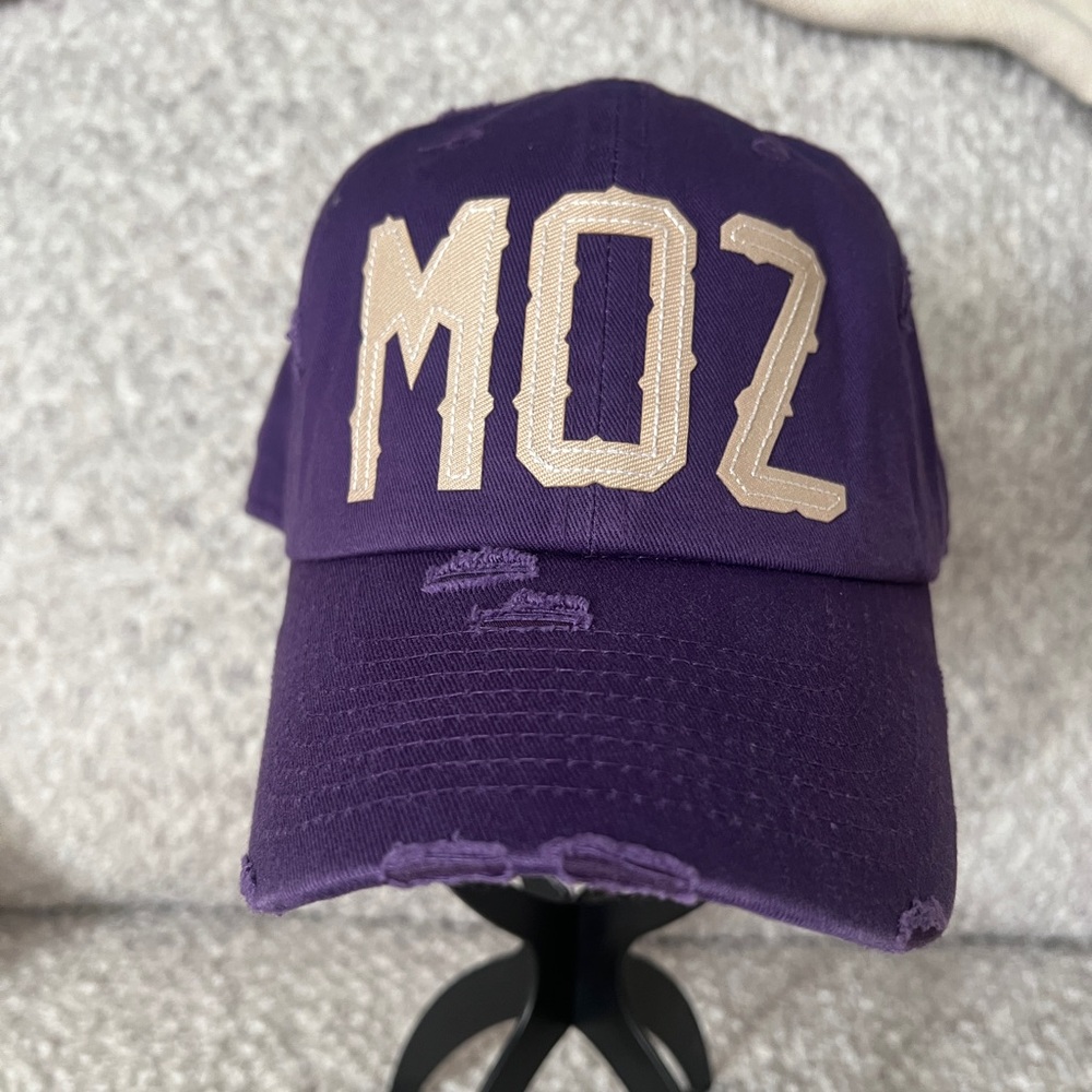 Morrissey MOZ Purple Distressed Dad Hat Kbethos  Brand The Smiths New